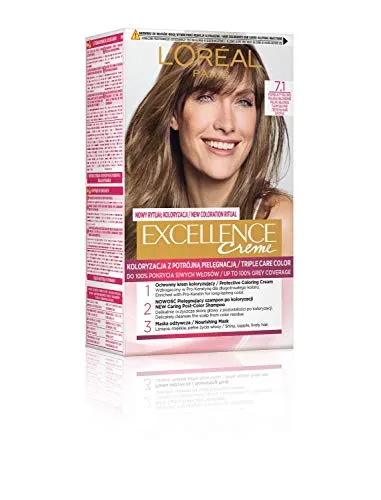 L'Oreal Excellence Creme Haarfarbe 7.1 Aschblond