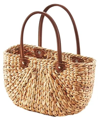 Produktbild Kobolo Shopper Korbtasche aus Wasserhyazinthe