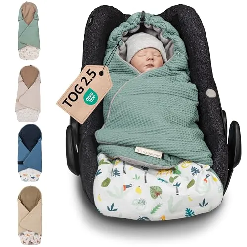 Ullenboom Einschlagdecke Waffelpique Salbeigrün von ULLENBOOM