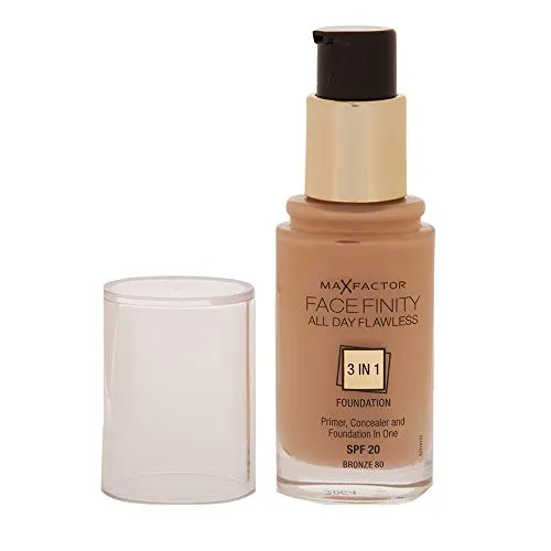 Max Factor All Day Flawless 3 in 1 Foundation 80 Bronze, 30 ml