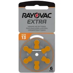 Typ 13 PR48 Rayovac Extra Advanced Hörgerätebatterien 1,45 V