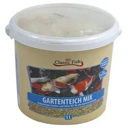 Classic Teichfutter Mix Gartenteich | 5 l Fischfutter