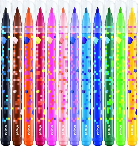 Maped - Filzstifte COLOR PEPS PIXEL PARTY x12