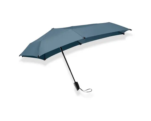 Senz Mini Automatic Folding Storm Regenschirm in blau von Senz