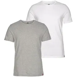 Levi's Herren Slim 2-Pack Crewneck Tee T-Shirt - T-Shirts für Herren, bequemes Slim-Fit Design im praktischen 2-Pack für vielseitigen Einsatz und optimalen Tragekomfort.