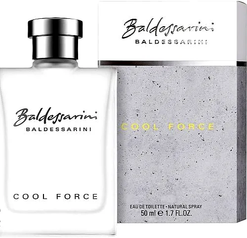 Baldessarini Cool Force Eau de Toilette Spray (50 ml) - Herren Parfum mit erfrischender Kopfnote aus Bergamotte und Kardamom, ideal für selbstbewusste Männer, die einen aquatischen Duft lieben.