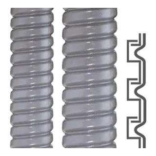 Flexa Metallschutzschlauch 10m SPR-PVC-AS PG16 - Sonstige Elektroinstallationsartikel mit 10m wendelgewickeltem Metallschutzschlauch, flexibel, wetterfest und zugfest, ideal für Maschinen- und Anlagenbau.