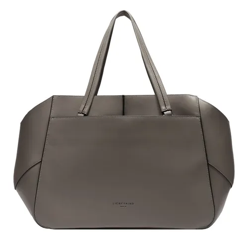 Liebeskind Berlin Women's Lilly Calf Entry XL Wood Shopper - Damen-Shopper aus robustem Rindsleder, ideal für Notebooks bis 20 Zoll. Schlichtes Design mit großflächigem Innenraum und praktischen Steckfächern für Accessoires.