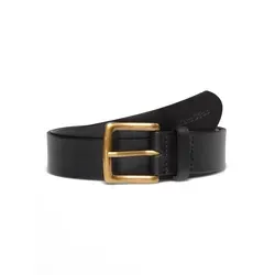 Marc O'Polo Leder-Gürtel Schwarz - 95 cm - Hochwertiger Leder-Gürtel mit Dornschließe für stilvolle Akzente. Ideal für den täglichen Gebrauch und vielseitig kombinierbar.
