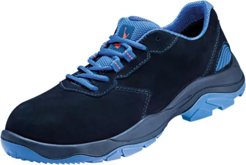Sicherheitshalbschuh ERGO-MED 600 - S2, W10, Größe 41, Schwarz - Arbeits- & Schutzkleidung mit SOFT-Nubukleder, Stahlkappe und innovativem 3D-Dämpfungssystem für optimalen Tragekomfort und Sicherheit am Arbeitsplatz.