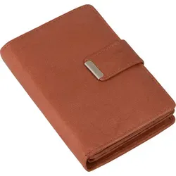 RFID Damen Geldbörse Portemonnaie Geldbeutel Damenbörse echt Leder Rust (509B)