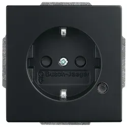 Busch-Jaeger 20 EUCBL-885 Schutzkontakt-Steckdose Safety+ in schwarz von Busch-Jaeger
