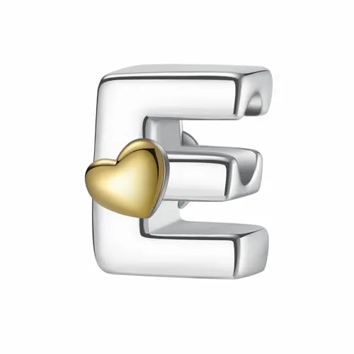 LONGLUCK Complete A~Z Alphabet Charm Letter Beads Solid 930 Sterling Silber passt europäischen Armbänder Halskette Frauen Schmuck Geschenk Optionen