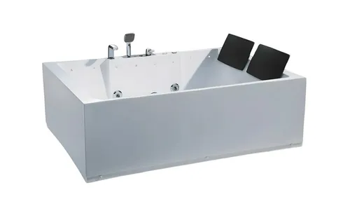Whirlwanne Hydromassagewanne 180x120 cm – Spa-Bad für Ihr Badezimmer - Moderne Whirlwanne mit rechteckigem Design, ideal für 2 Personen. Genießen Sie entspannende Momente in Ihrem Badezimmer. Hochwertiges Acryl und 2 Jahre Herstellergarantie.