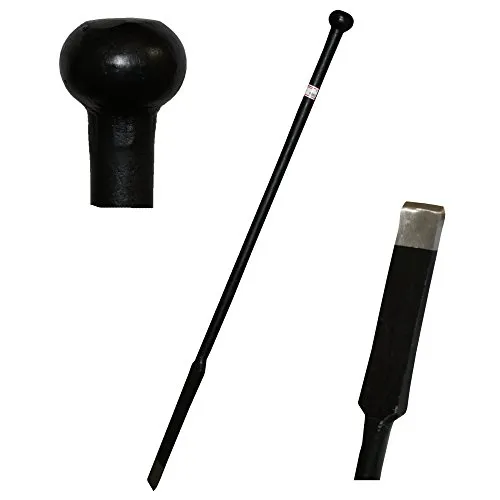 Pflasterbrechstange 1500 mm, mit Kugelkopf und Schneide