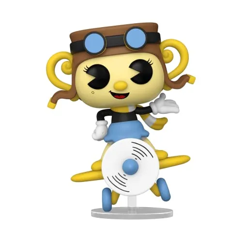 Funko Pop! Games: Cuphead - Chef Saltbaker - Aeroplane Chalice - Vinyl-Sammelfigur - Geschenkidee - Offizielle Handelswaren - Spielzeug Für Kinder und Erwachsene - Video Games Fans