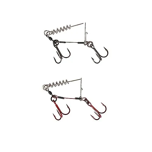 Savage Gear Carbon 49 Corkscrew Stinger in rot von Savage Gear