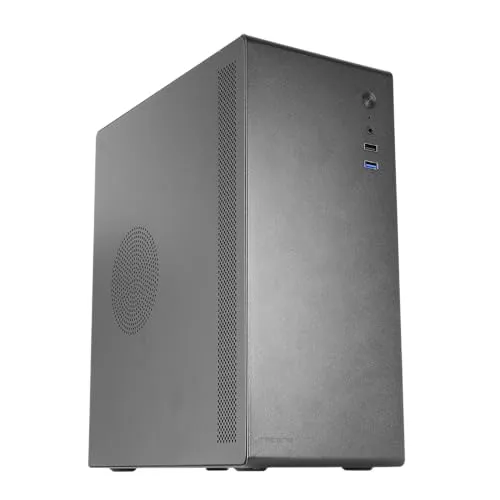 Mars Gaming Tacens NOVAX550BR, Micro-ATX PC-Gehäuse + Netzteil 550W 80Plus Bronze 230V, Vollmetall-Design, 1x 80mm Lüfter Hinten, Mini-Tower mit Großer Interner Kapazität, Schwarz