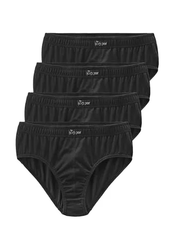 Le Jogger Herren Slip (4 Stück) - Herren-Slips im 4er Pack, aus reiner Baumwolle für höchsten Tragekomfort und Atmungsaktivität.
