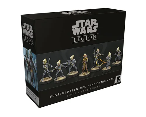 Star Wars Legion: Fußsoldaten des Pyke-Syndikats (Deutsch) - Gesellschaftsspiel für 2 Spieler, strategisches Gameplay im Star Wars Universum, ideal für Fans und Spieleabende.