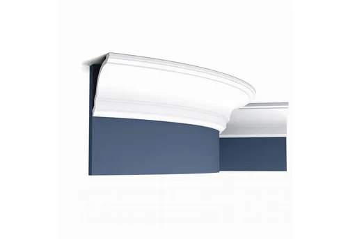 Orac Decor CX106F AXXENT flexible Eckleiste - Stuckleisten für Innen- und Außenbereich, flexibel und ideal für gebogene Wände. Hochwertiges Purotouch® Material sorgt für Stabilität und Eleganz.