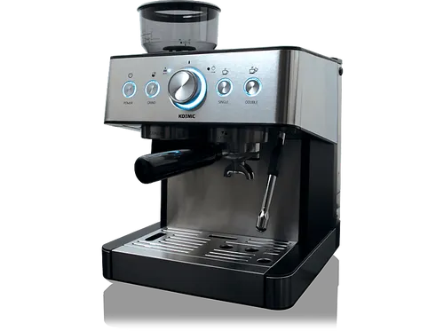 KOENIC KEM 21524 M Espressomaschine Edelstahl/Schwarz von KOENIC