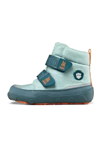 Affenzahn Winterstiefel Wolle Comfy - Warm gefüttert, wasserdicht und nachhaltig - Wanderschuhe aus recycelter Wolle, wasserdicht und atmungsaktiv. Ideal für Kinderfüße, die auch bei Schnee und Eis warm und trocken bleiben.