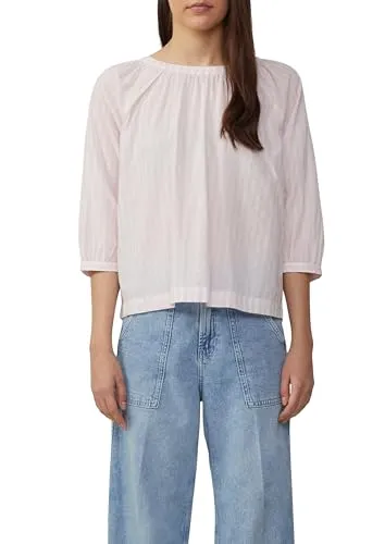 s.Oliver RED LABEL Relaxed Fit Blusenshirt in Rosa, Größe 40 - Blusen & Tuniken für Damen, entspanntes Design mit Ballon- und Raglanärmeln sowie U-Boot-Ausschnitt für einen lässigen Freizeitlook.