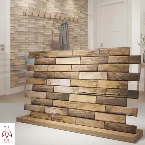 IKHEMalarka 3D Wandpaneel PVC 3D Paneele Stein Optik Wandverkleidung, BxL: 48,00x90,00 cm, 0,40 qm, 0,4m2