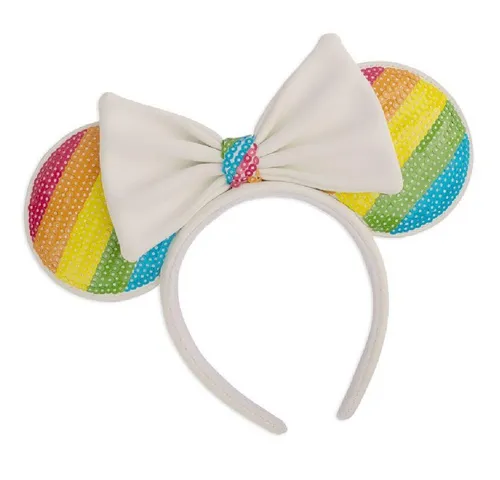 Loungefly Disney Minnie Rainbow Stirnband in weiß von Loungefly