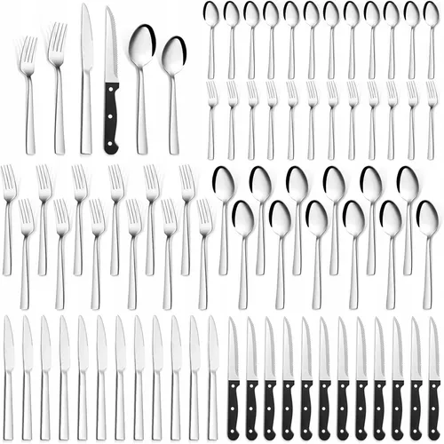 72-teiliges Edelstahl Besteckset für 12 Personen