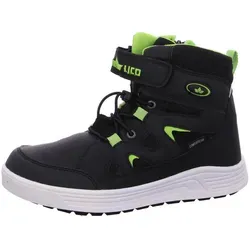 Lico Camillo VS Winterstiefel Schwarz - Wasserdichte Winterstiefel für Kinder aus Nylon mit Warmfutter und flexibler TPR-Laufsohle, ideal für kalte Tage und Abenteuer im Schnee.