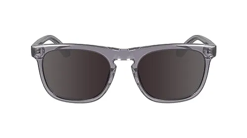 Calvin Klein CK23534S Unisex-Sonnenbrille - Grau, Eckig und Vollrand - Sportbrillen mit stylischem grauen Kunststoff-Gestell für optimalen UV-Schutz und trendigen Look.