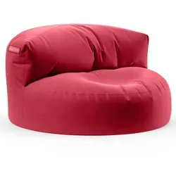 Green Bean® Sitzsack Sofa - Ergonomischer Lounge Sessel in Rot, 90x50cm - Sitzsäcke für drinnen und draußen, mit ergonomischer Rückenlehne für höchsten Komfort. Ideal für entspannte Momente im Teenagerzimmer, Wohnzimmer oder auf der Terrasse.