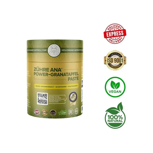 Power Granatapfel Paste, Hilfe bei Magenproblemen Reflux, colitis, 100% naturrei