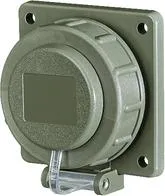 Mennekes 17021 Anbaudose SCHUKO 16A 230V IP68 in grün von MENNEKES