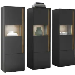 Furn.Design Schrank-Set Center in Grau mit Wotan Eiche von Furn.Design