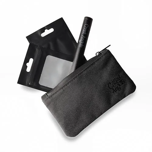 Kleine Geruchsdichte Tasche mit Aluminiumröhre – Smell Proof Bag Set mit geruchsdichter Dose für Reisen und als Geschenk