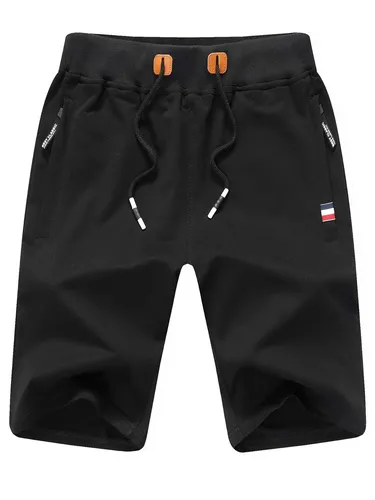 Kurze Hose Herren Shorts Sommer Jogginghose Kurz Baumwolle Gym Sweat Shorts H...