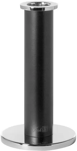 Fink Stabkerzenhalter Schwarz, 18 cm - Eleganter Metall-Kerzenständer in Schwarz, 18 cm hoch, perfekt zum Stellen und ideal für stilvolle Tischdekoration.