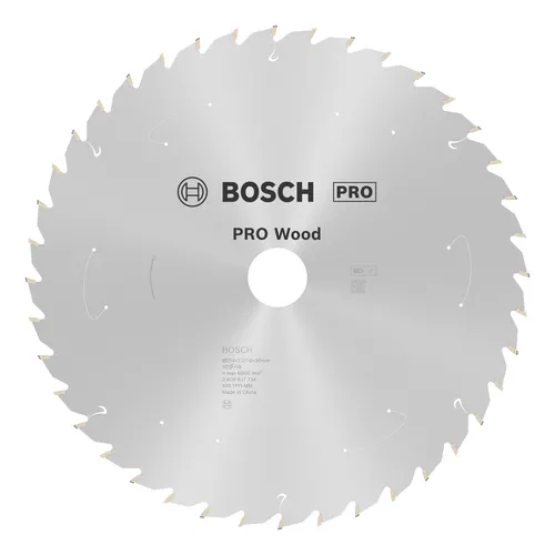 Bosch Accessories 2608837734 Hartmetall Kreissägeblatt 254 x 30mm - 40 Zähne - Kreissägeblatt für Holz, maximiert die Akkulaufzeit, hochwertige Carbide-Zähne für glatte Schnitte und reduzierte Geräuschentwicklung.