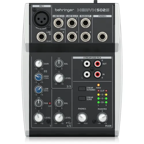Behringer Xenyx 502S 5-Channel Analogmixer von Behringer
