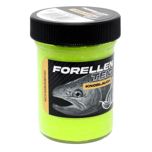 FTM Forellenteig Knoblauch schwimmend Grashüpfergrün UV von Fishing Tackle Max