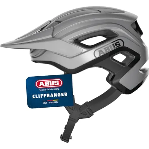ABUS MTB-Helm Cliffhanger - Hochwertiger Fahrradhelm für Trails - Fahrradhelm mit großen Lüftungsöffnungen und TriVider Riemensystem für optimale Anpassung und Komfort, ideal für anspruchsvolle Mountainbike-Touren.