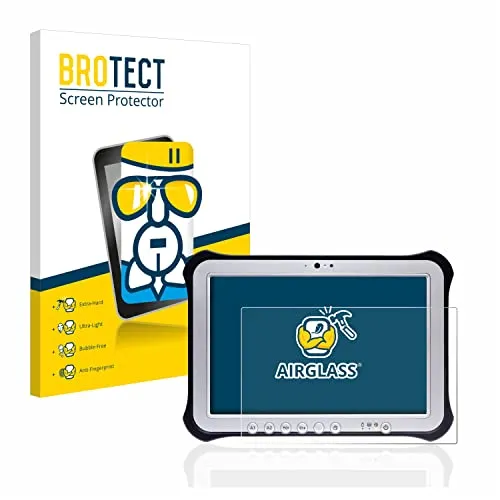BROTECT Schutzglas für Panasonic Toughpad FZ-G1 Schutzfolie Panzer Folie Glas Displayschutz Made in Germany [Kratzfest 9H, Anti-Fingerprint]