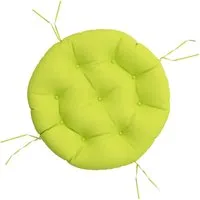 vidaXL Rundkissen Knallgrün Ø 60 cm – Wasserabweisend und Bequem - Verleihe deinem Außenbereich mit diesem runden Kissen aus langlebigem Oxford-Gewebe einen frischen Look! Wasserabweisend und mit weicher Füllung für optimalen Sitzkomfort. Ideal für Gartenmöbel oder als dekoratives Element im Innenraum.
