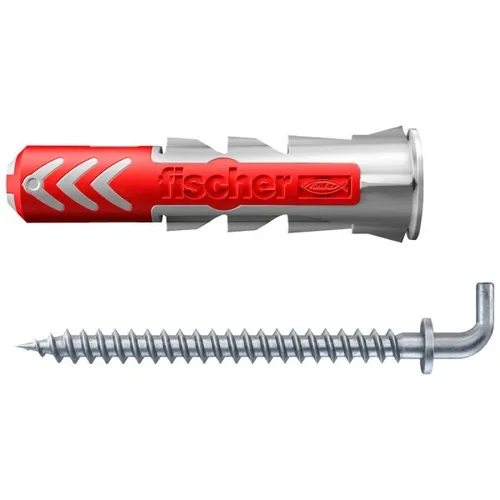 Fischer DUOPOWER 6X30 WH K (6) - Dübelset 30 mm, optimale Haltekraft und vielseitige Anwendungsmöglichkeiten