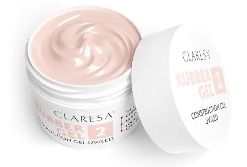 Claresa Rubber Gel Konstruktionsgel Kautschuk 2 Warm Light Rosa 12g