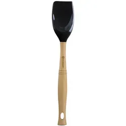 Le Creuset Kochlöffel Premium Schwarz - Sonstige Küchenhelfer, ideal zum Rühren und Portionieren, mit fester Silikonspitze für müheloses Zerteilen von Teig und Hackfleisch.