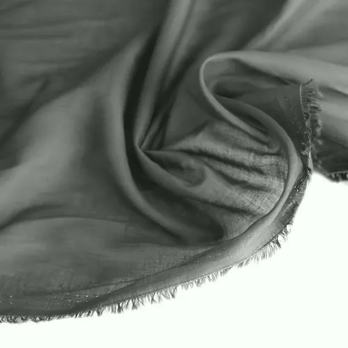 grau Batist Sommer zarter Baumwollstoff Kleid Deko Futterstoff Baumwoll-Batist